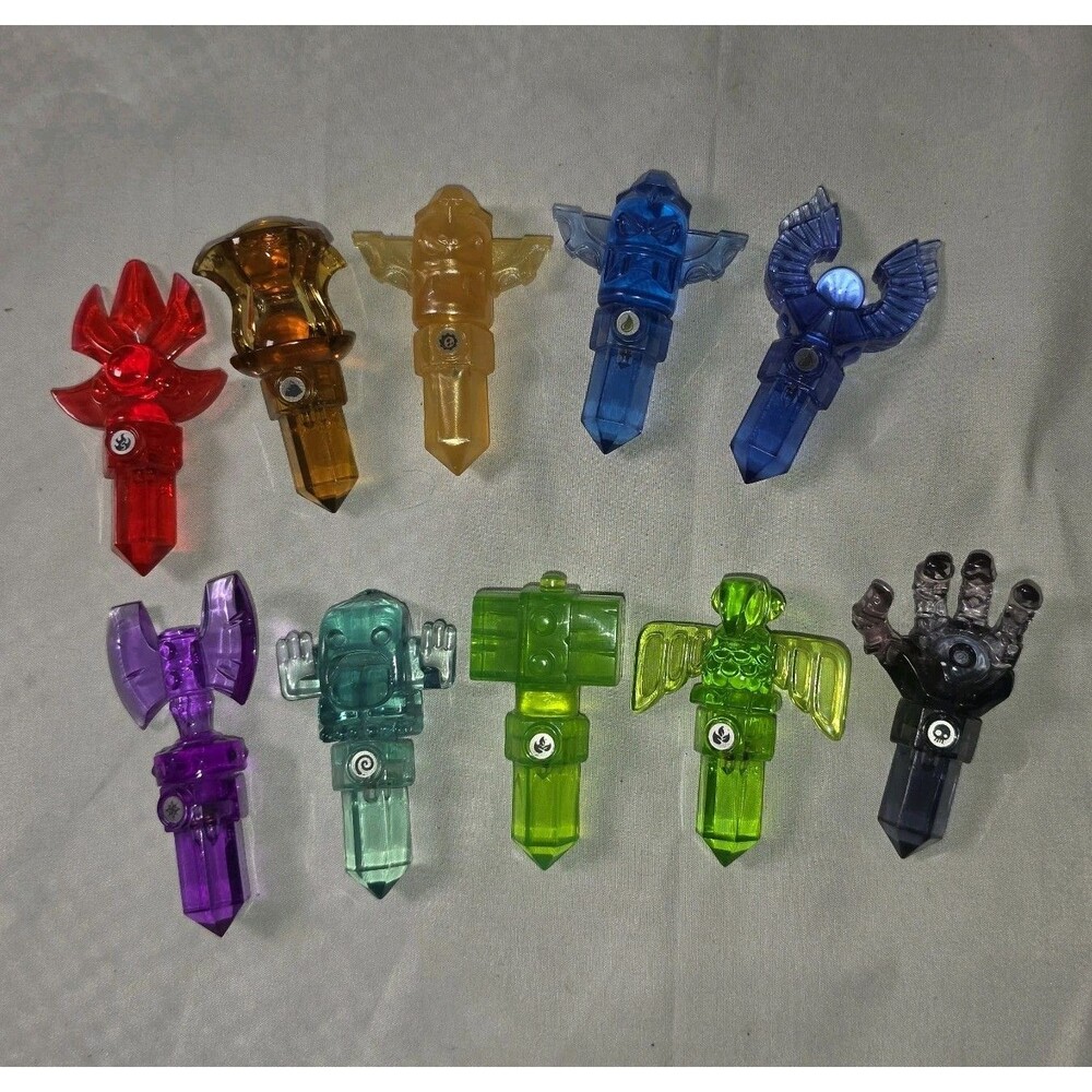 Skylanders Trap Team Trap Crystal Lot of 10 Mixed Elements Fire Water Magic...